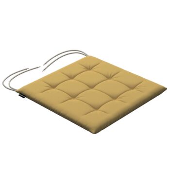 Karol s viazaním, matná žltá, 40 x 40 x 3,5 cm, Cotton Panama, 702-41