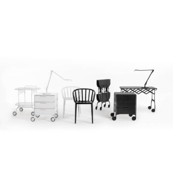 Kartell Aledin Tec stolná LED lampa, biela