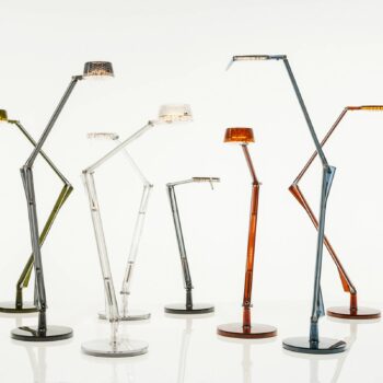 Kartell Aledin Tec stolná LED lampa, priehľadná