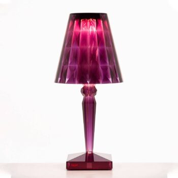 Kartell Big Battery stolná lampa IP20, slivka