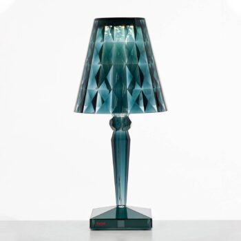 Kartell Big Battery stolná lampa IP20, svetlomodrá