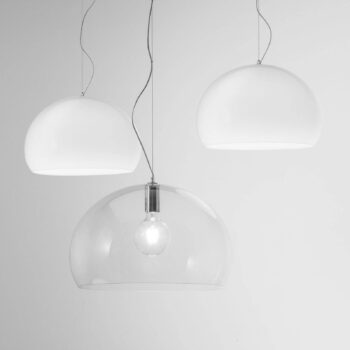 Kartell Big FL/Y závesné LED svietidlo priehľadné