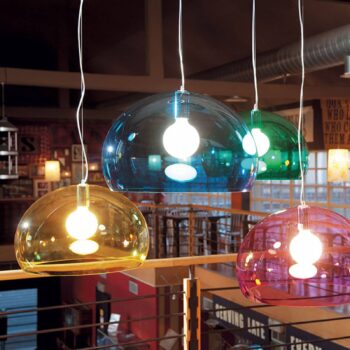 Kartell Big FL/Y – závesné LED svietidlo, zelené