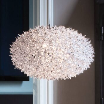 Kartell Bloom S1 závesné LED svetlo G9, priehľadná