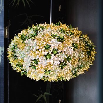 Kartell Bloom S1 závesné LED svietidlo G9, mätová
