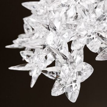 Kartell Bloom závesná G9 podlhovastá priehľadná