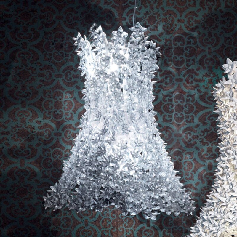 Kartell Bloom závesná G9 podlhovastá priehľadná Kartell Bloom závesná G9 podlhovastá priehľadná