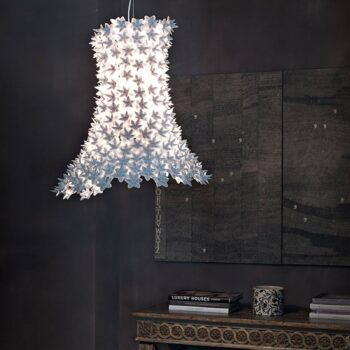 Kartell Bloom závesné LED G9 podlhovasté biela