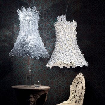 Kartell Bloom závesné LED G9 podlhovasté biela