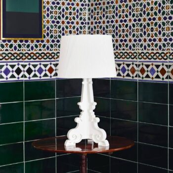 Kartell Bourgie Mat stolná LED lampa E14 biela