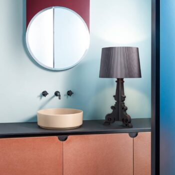 Kartell Bourgie Mat stolná LED lampa E14 čierna