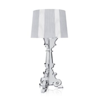 Kartell Bourgie stolná LED lampa, strieborná