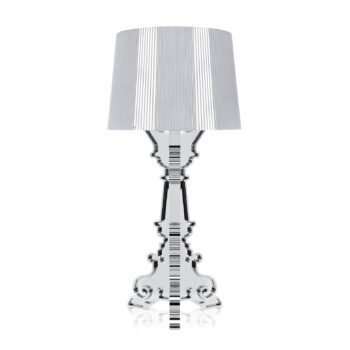Kartell Bourgie stolná LED lampa, strieborná