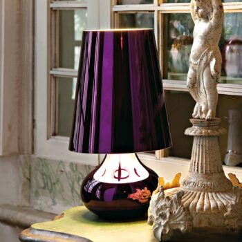 Kartell Cindy stolová LED lampa, fialová metalická