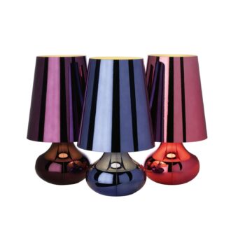 Kartell Cindy stolová LED lampa, modrá metalická
