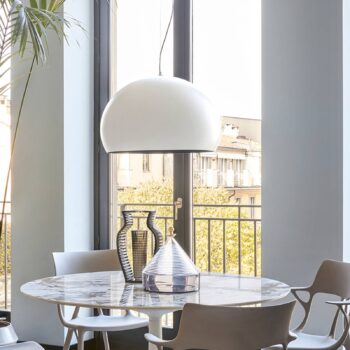 Kartell FL/Y - LED závesné svietidlo, matná biela