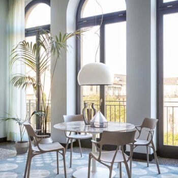 Kartell FL/Y - LED závesné svietidlo, matná biela