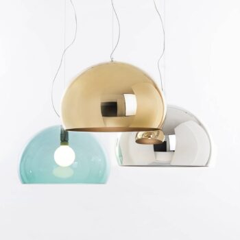 Kartell FL/Y závesné LED svietidlo, belasá