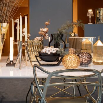 Kartell FL/Y závesné LED svietidlo, lesklé zlato