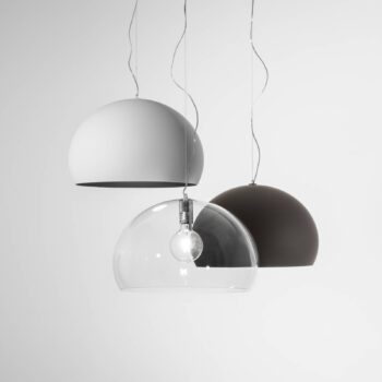 Kartell FL/Y závesné LED svietidlo, priehľadné