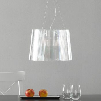 Kartell Gè – závesné LED svietidlo, priehľadné