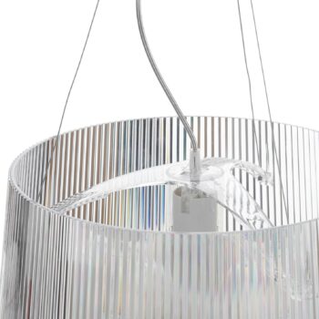 Kartell Gè – závesné LED svietidlo, priehľadné