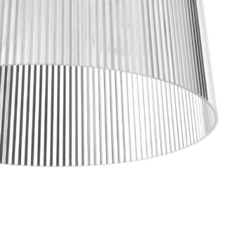 Kartell Gè – závesné LED svietidlo, priehľadné