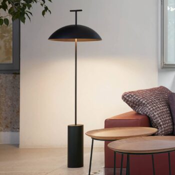 Kartell Geen-A stojaca LED lampa, čierna