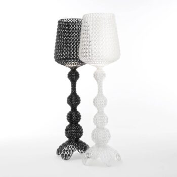 Kartell Kabuki vonkajšia stojaca LED lampa, čierna