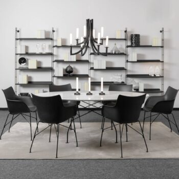 Kartell Khan luster, Ø 77 cm čierna