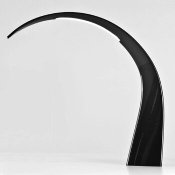 Kartell LED stolová lampa Taj Mini, čierna, 32 cm, plast