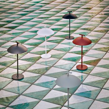 Kartell Mini Geen-A LED lampa 2 700 K červená