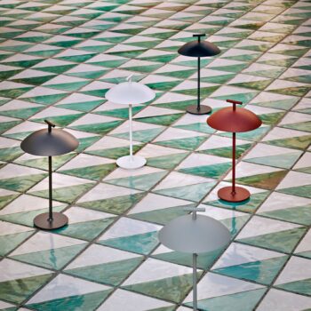 Kartell Mini Geen-A stolová LED lampa 2700K čierna