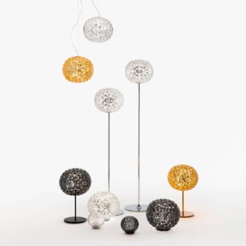 Kartell Mini Planet stolná LED lampa, žltá