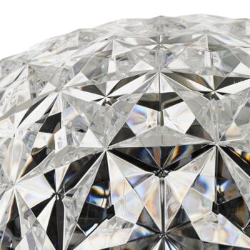 Kartell Planet stojaca LED 160 cm krištáľová číra