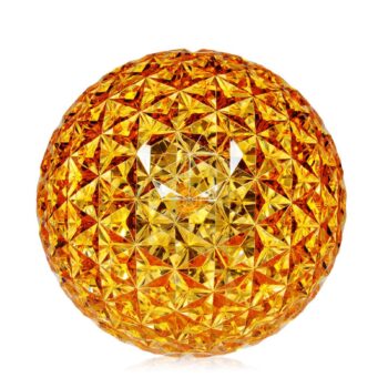 Kartell Planet stolná LED lampa Guľa, žltá