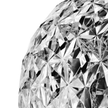 Kartell Planet stolná LED lampa guľa, priehľadná