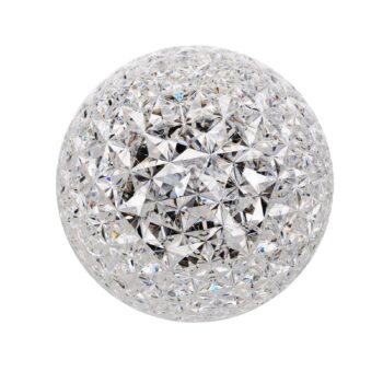 Kartell Planet stolná LED lampa, priehľadná