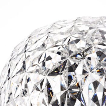 Kartell Planet stolná LED lampa, priehľadná