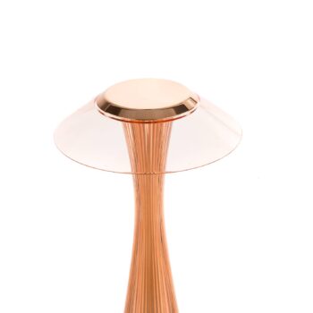 Kartell Space – dizajnérska stolná LED lampa, meď