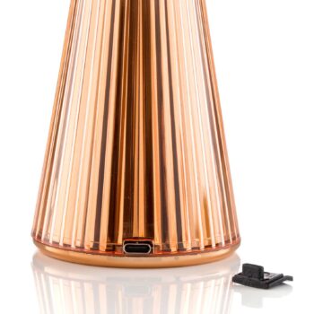 Kartell Space – dizajnérska stolná LED lampa, meď