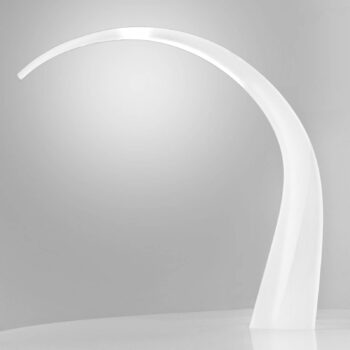Kartell stolová LED lampa Taj, biela, 62 cm, plast