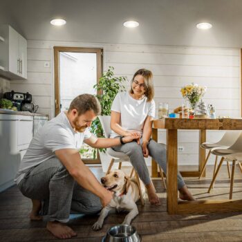 Klira vstavané LED svetlo, biele, Ø 9cm, IP44, stmievateľné, 3 jednotky