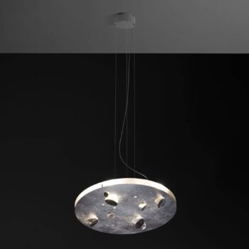 Knikerboker Buchi závesné LED okrúhle striebro