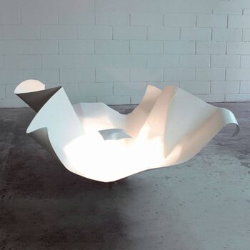 Knikerboker Crash závesné LED svietidlo biele