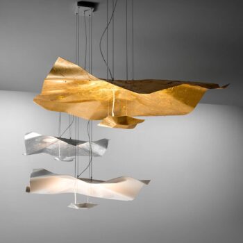 Knikerboker Crash závesné LED svietidlo biele