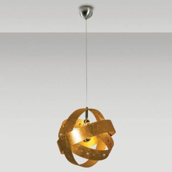 Knikerboker Ecliptika pozlátená závesná lampa 40cm