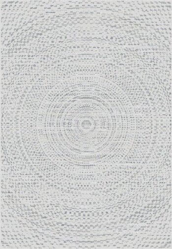 Koberec Breeze Circles wool/cliff grey 200x290cm, 200 x 290 cm