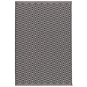 Koberec Modern Geometric black/wool, 120x170cm, 120 x 170 cm