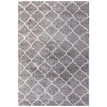 Koberec Royal Morocco light grey/cream 67x130cm, 67 x 130 cm